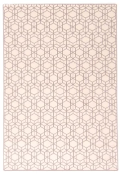 Wollen-vloerkleed - Emprint (wit)