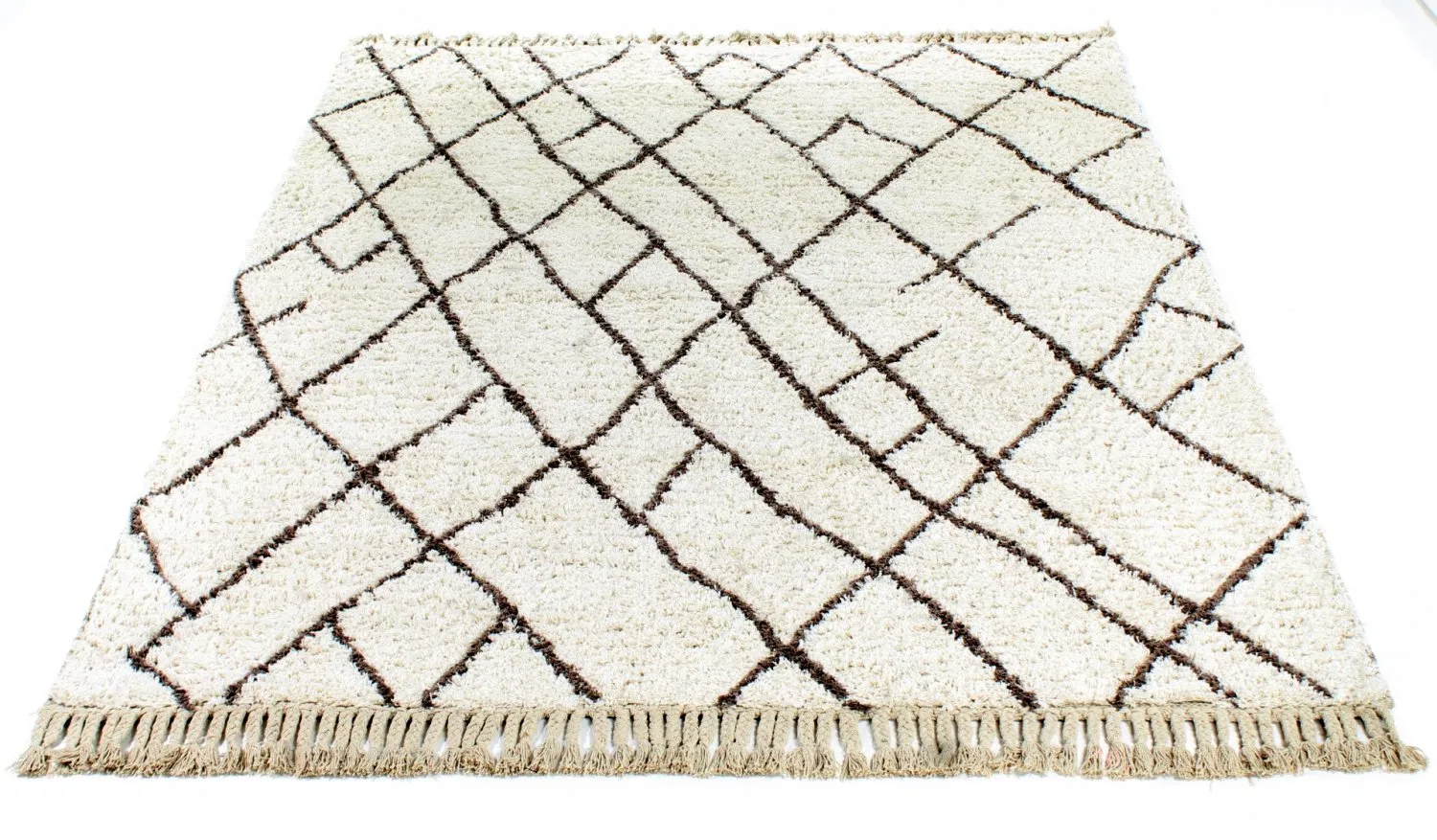 Vloerkleed Katoen - Akira (wit) - Afbeelding 2