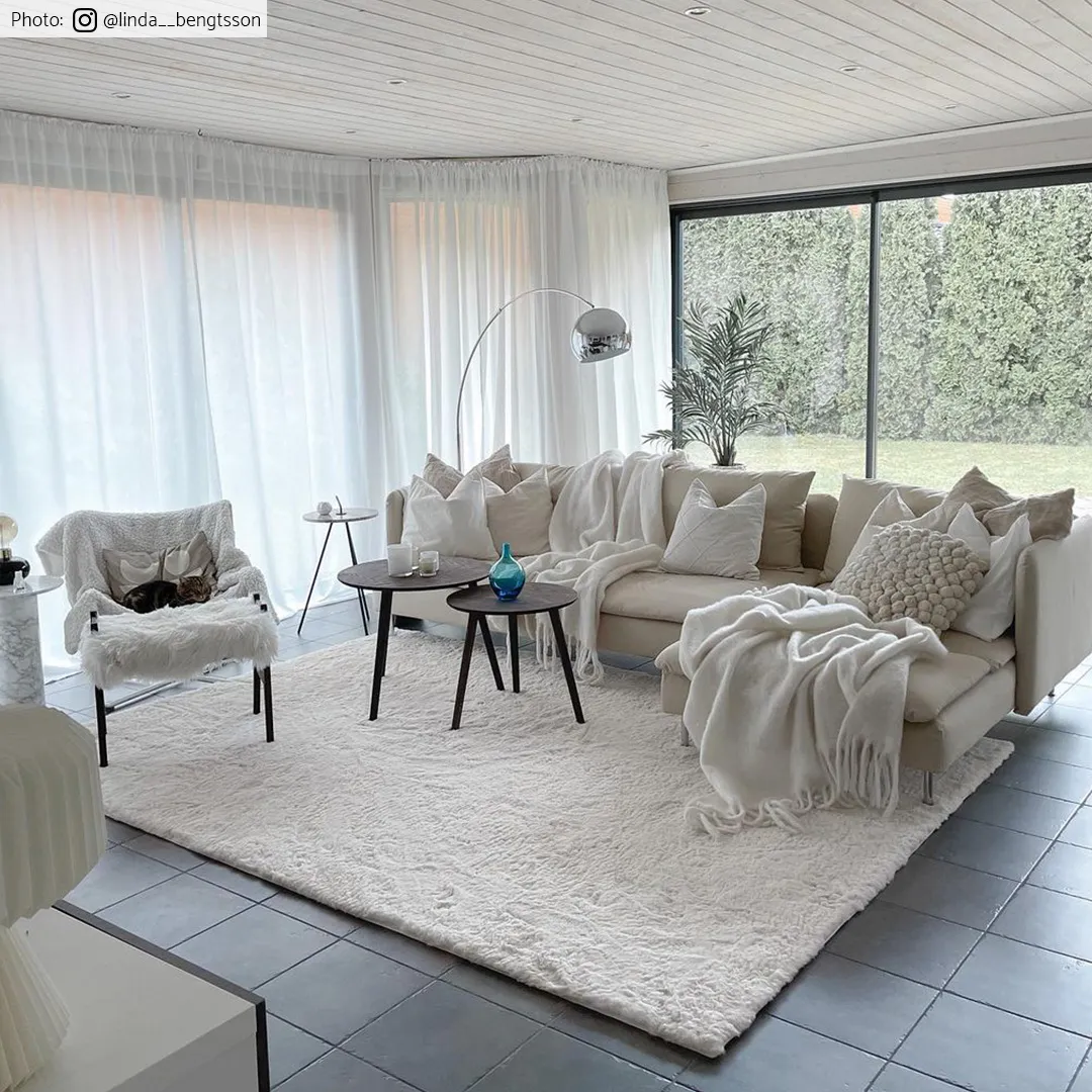 Hoogpolig Vloerkleed - Cloud Super Soft (offwhite) - Afbeelding 9