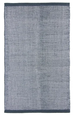 Wollen-vloerkleed - Coastal (zwart/wit)