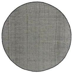 Ronde Vloerkleden - Coastal (zwart/wit)