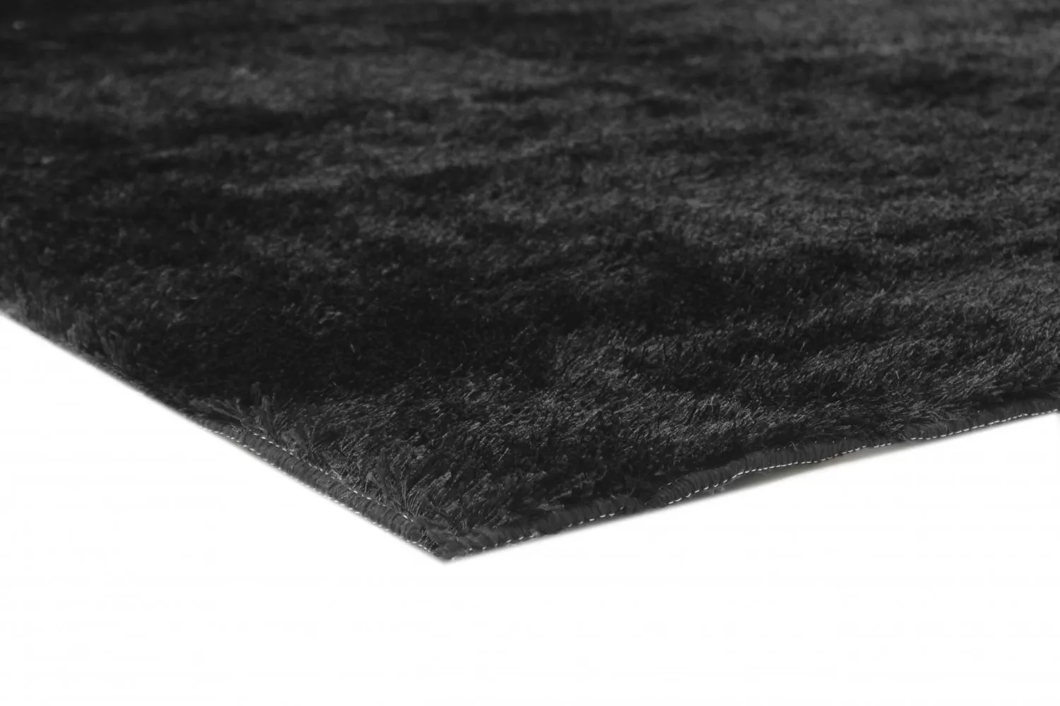 Hoogpolig Vloerkleed - Cosy (zwart) - Afbeelding 3