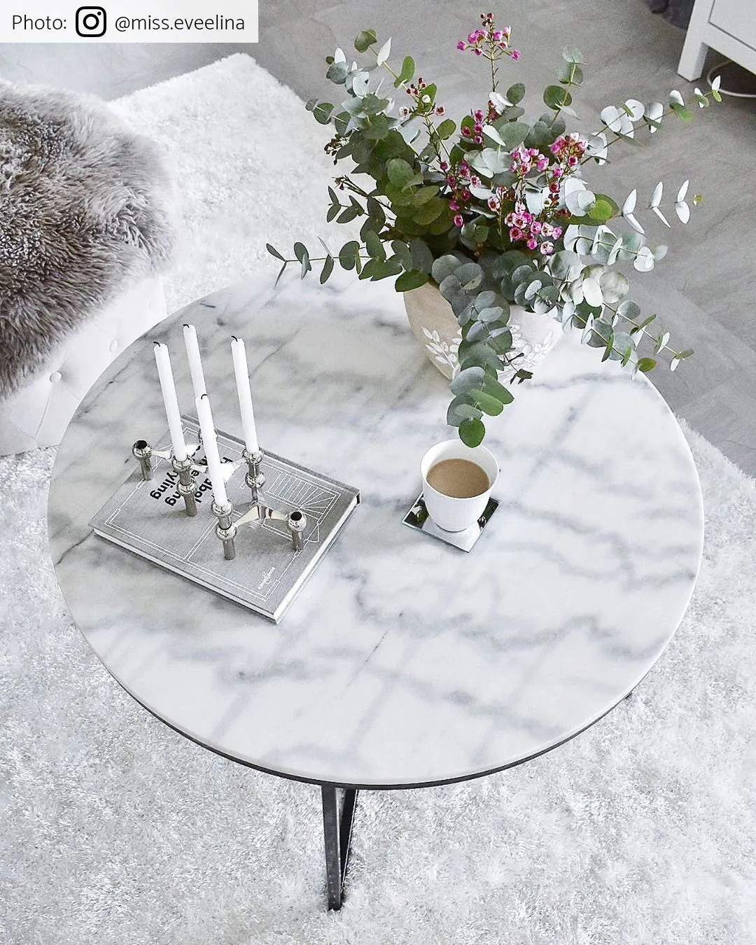 Ronde Vloerkleden - Cosy (wit) - Afbeelding 6