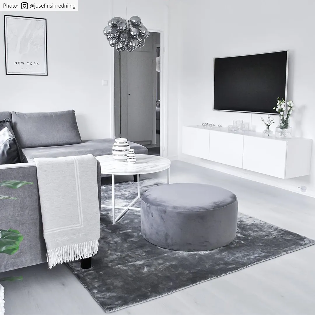 Viscose-vloerkleed - Jodhpur Special Luxury Edition (grijs) - Afbeelding 9