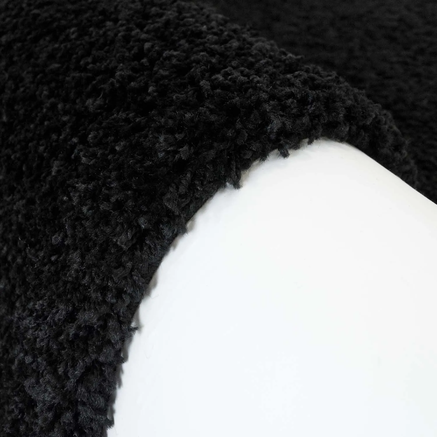 Hoogpolig Vloerkleed - Trim (zwart) - Afbeelding 3