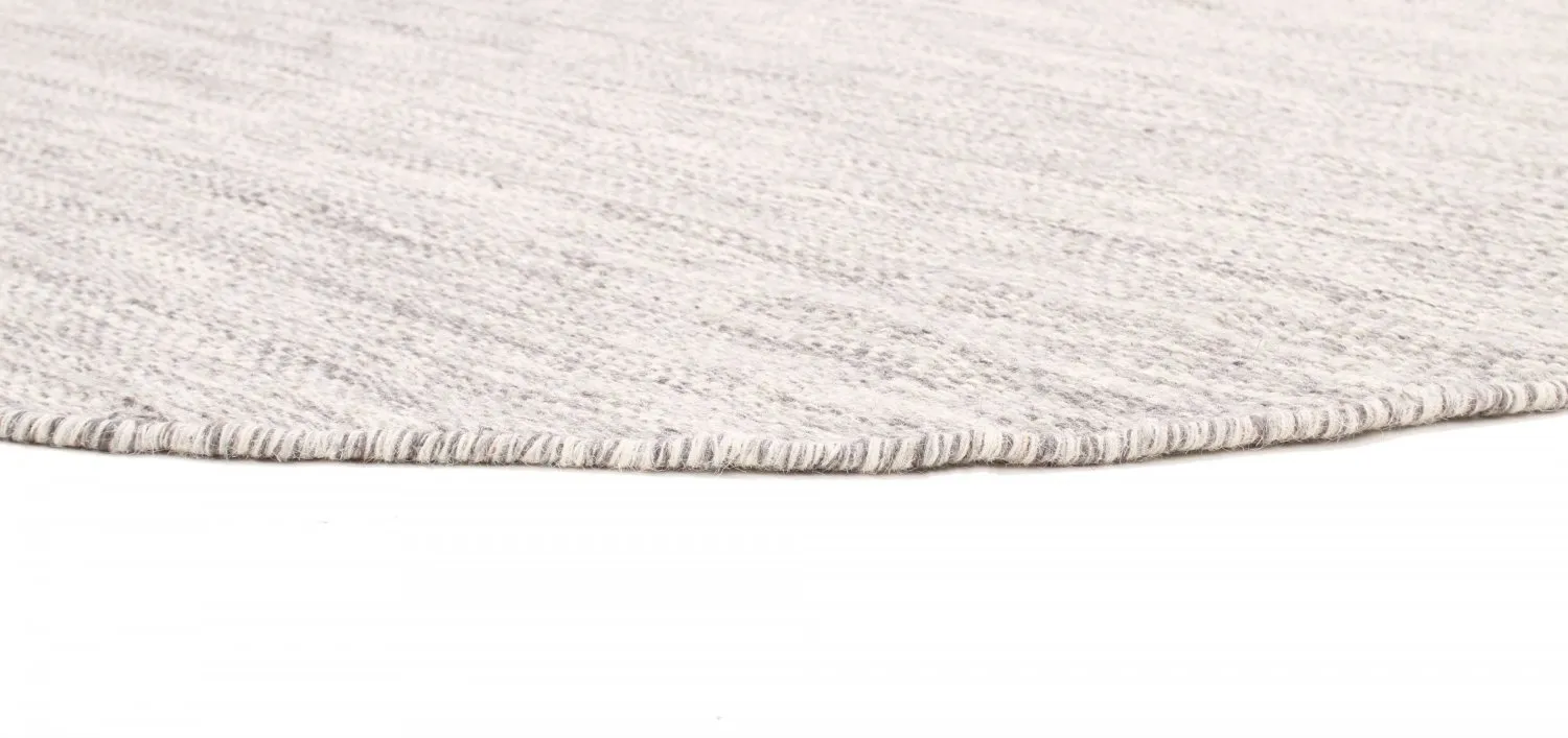 Ronde Vloerkleden - Dhurry (grijs) - Afbeelding 2