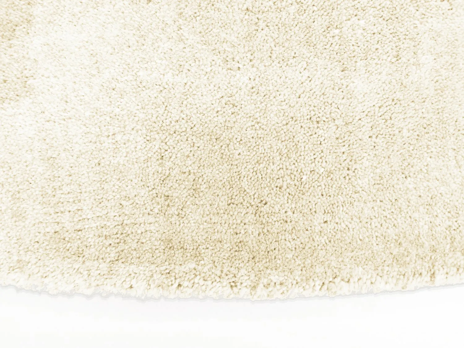 Rond Vloerkleed - Recycled PET With Viscose Look (offwhite) - Afbeelding 4