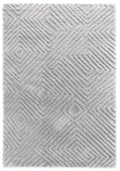 Hoogpolig Vloerkleed - Monti (grijs)