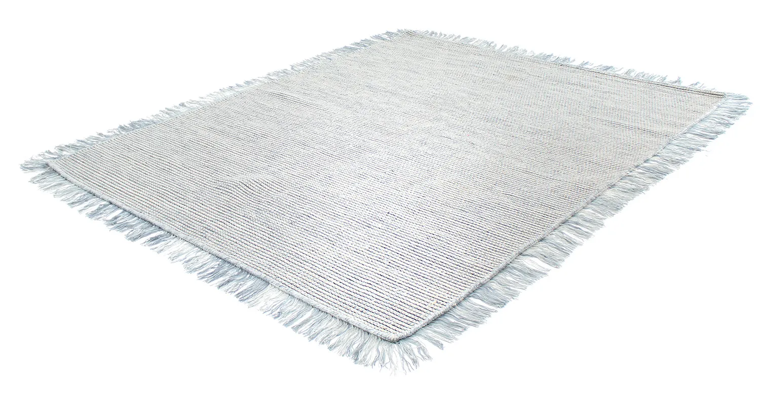 Wollen-vloerkleed - Pike (blauw) - Afbeelding 3