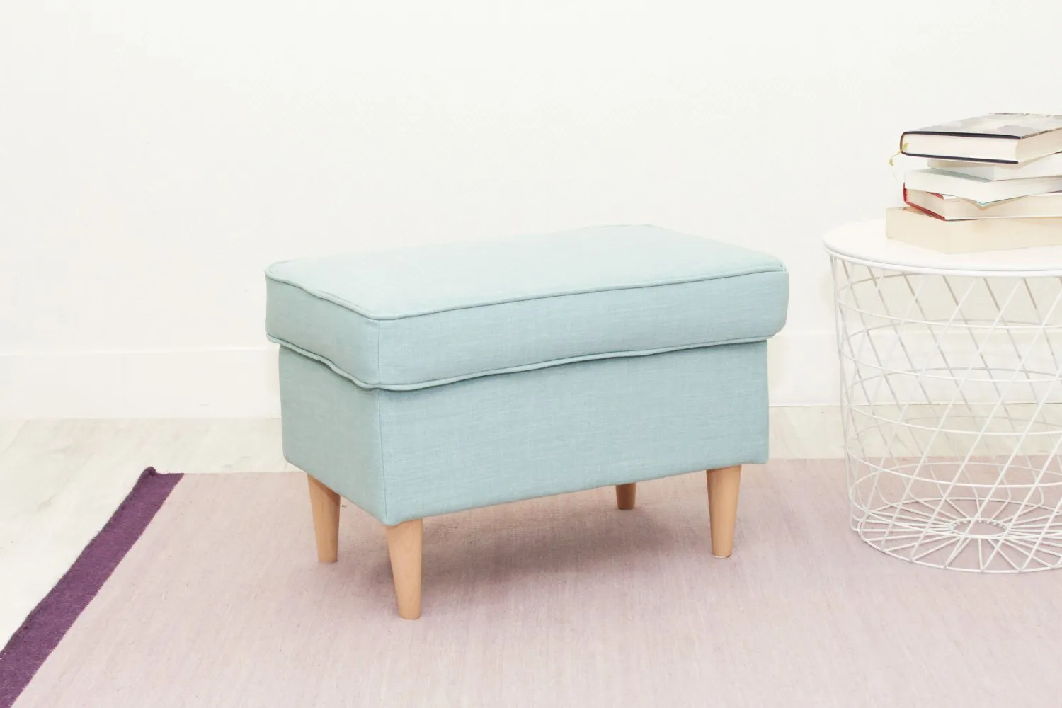 Wollen-vloerkleed - Kandia (purper) - Afbeelding 4