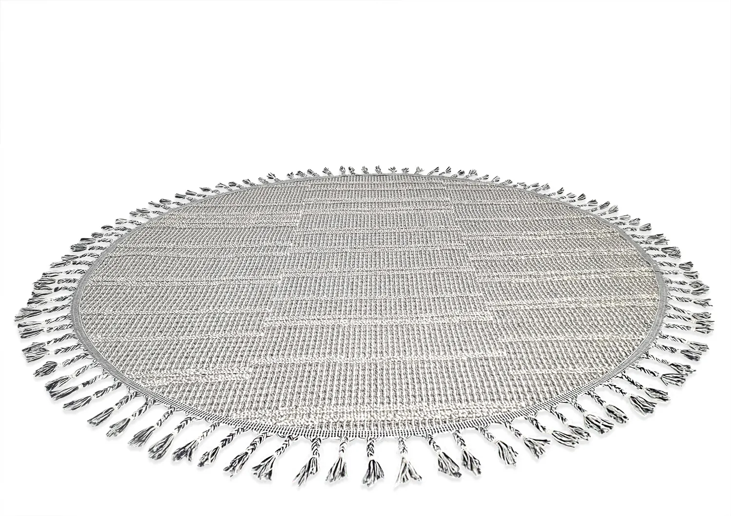 Ronde Vloerkleden - Indoor/Outdoor Paz (grijs) - Afbeelding 2