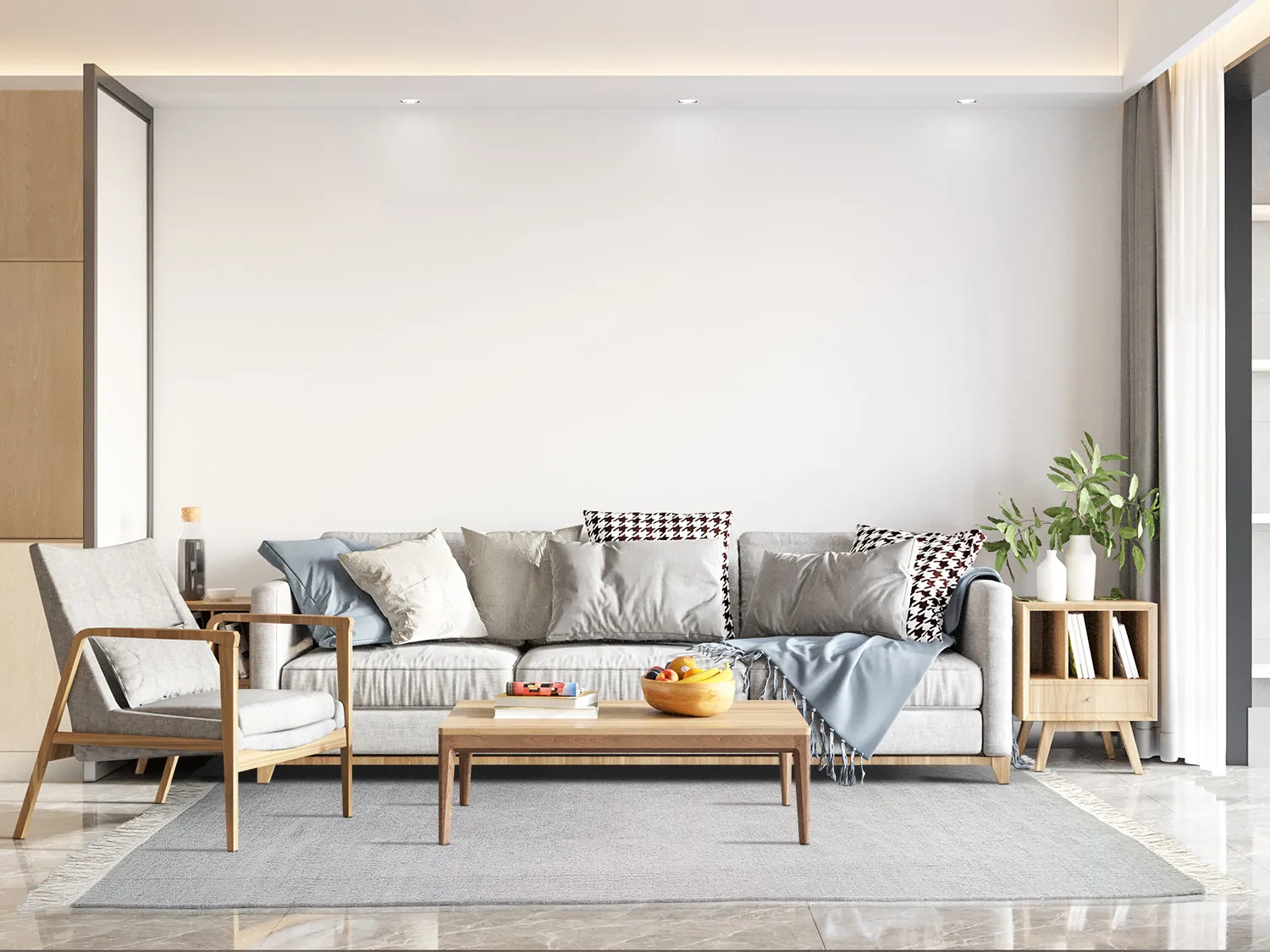 Wollen-vloerkleed - Bibury (lichtgrijs) - Afbeelding 3