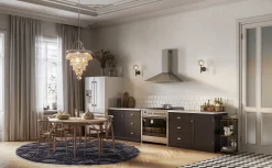 Ronde Vloerkleden - Rostock (zwart)