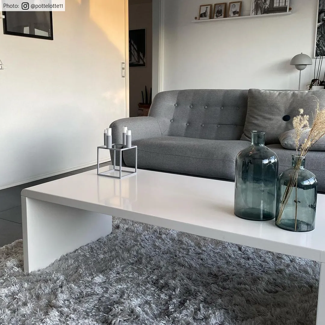 Hoogpolig Vloerkleed - Janjira (zilver) - Afbeelding 4