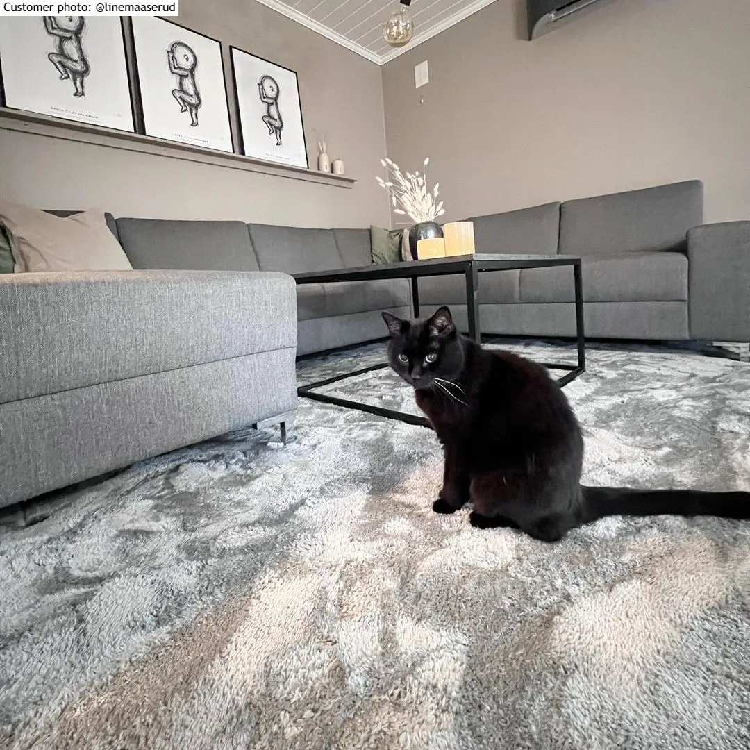 Hoogpolig Vloerkleed - Aranga Super Soft Fur (grijs) - Afbeelding 25