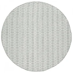 Ronde Vloerkleden - Long Stitch (grijs)