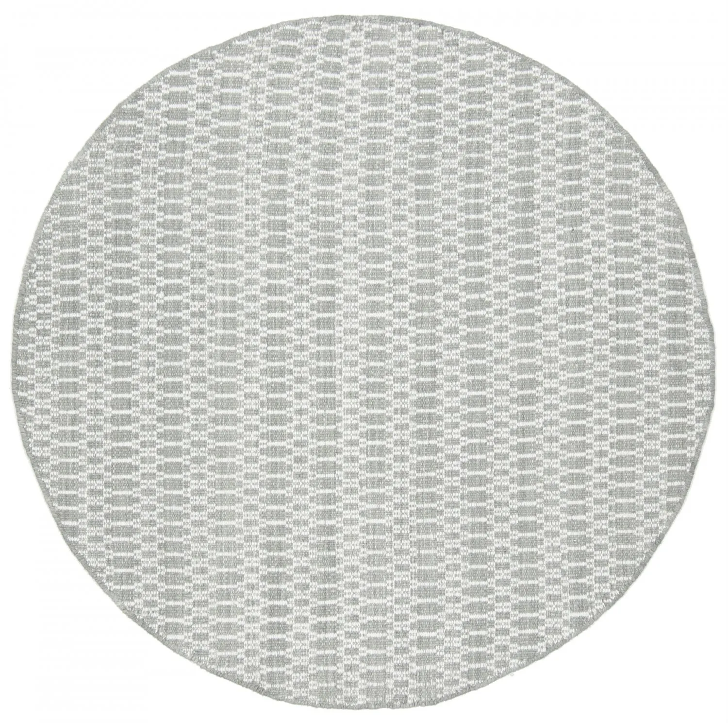 Ronde Vloerkleden - Long Stitch (grijs)