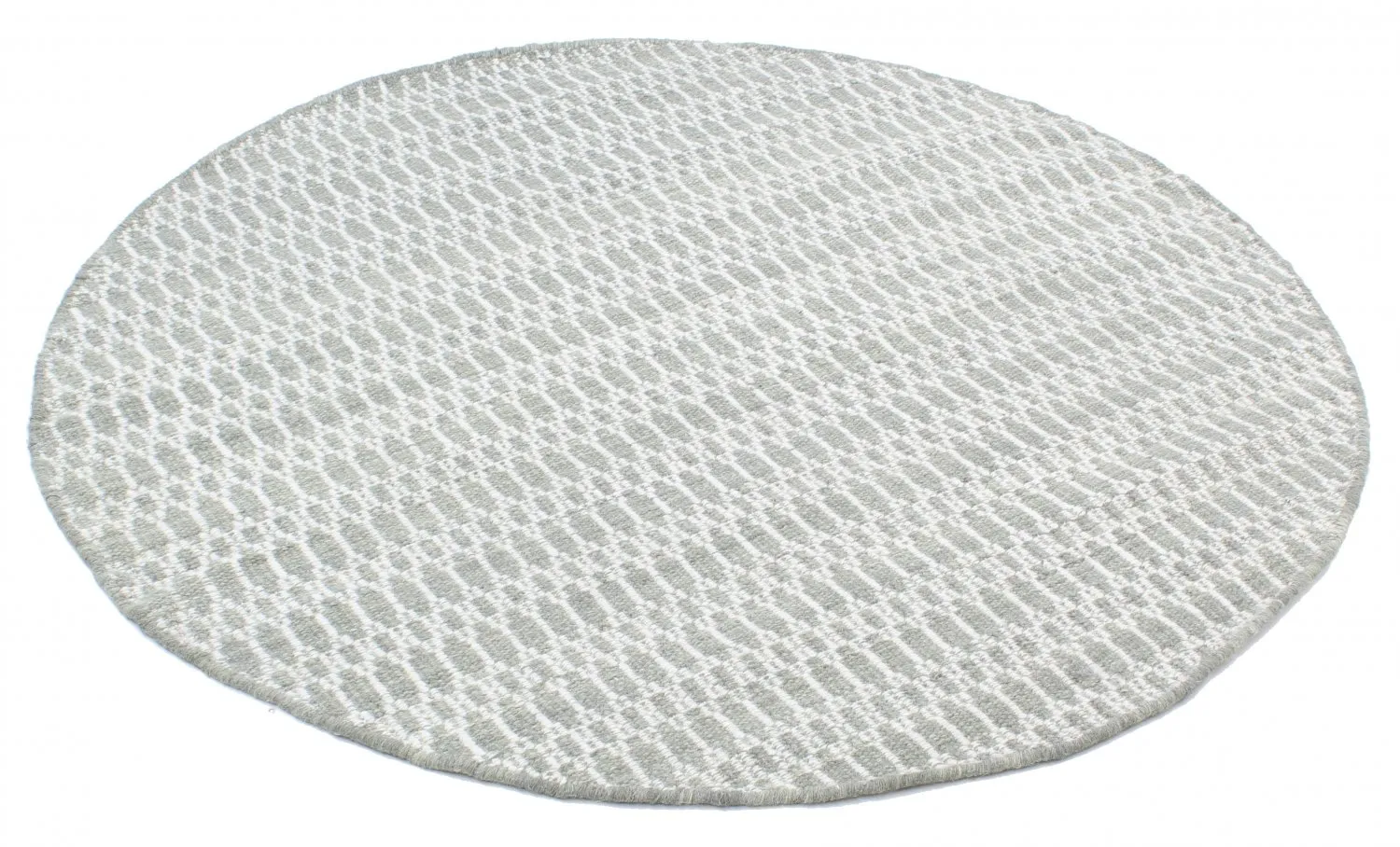 Ronde Vloerkleden - Long Stitch (grijs) - Afbeelding 2