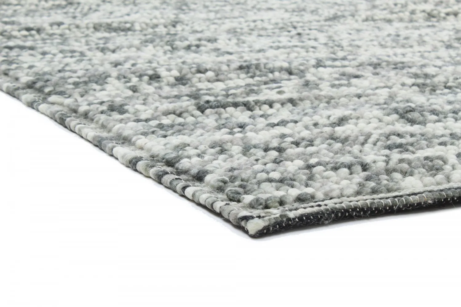 Wollen-vloerkleed - Luna (grijs) - Afbeelding 3