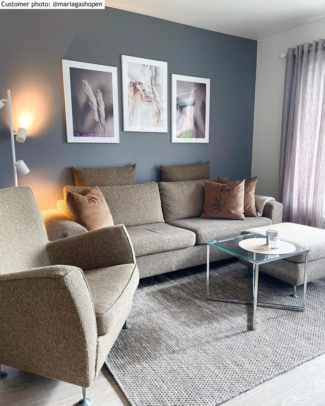 Wollen-vloerkleed - Otago (bruin) - Afbeelding 2