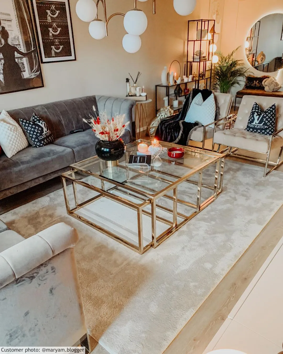 Hoogpolig Vloerkleed - Aranga Super Soft Fur (grijs) - Afbeelding 14