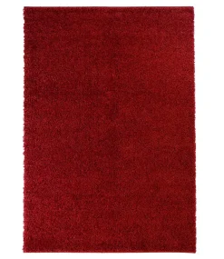 Hoogpolig Vloerkleed - Trim (rood)