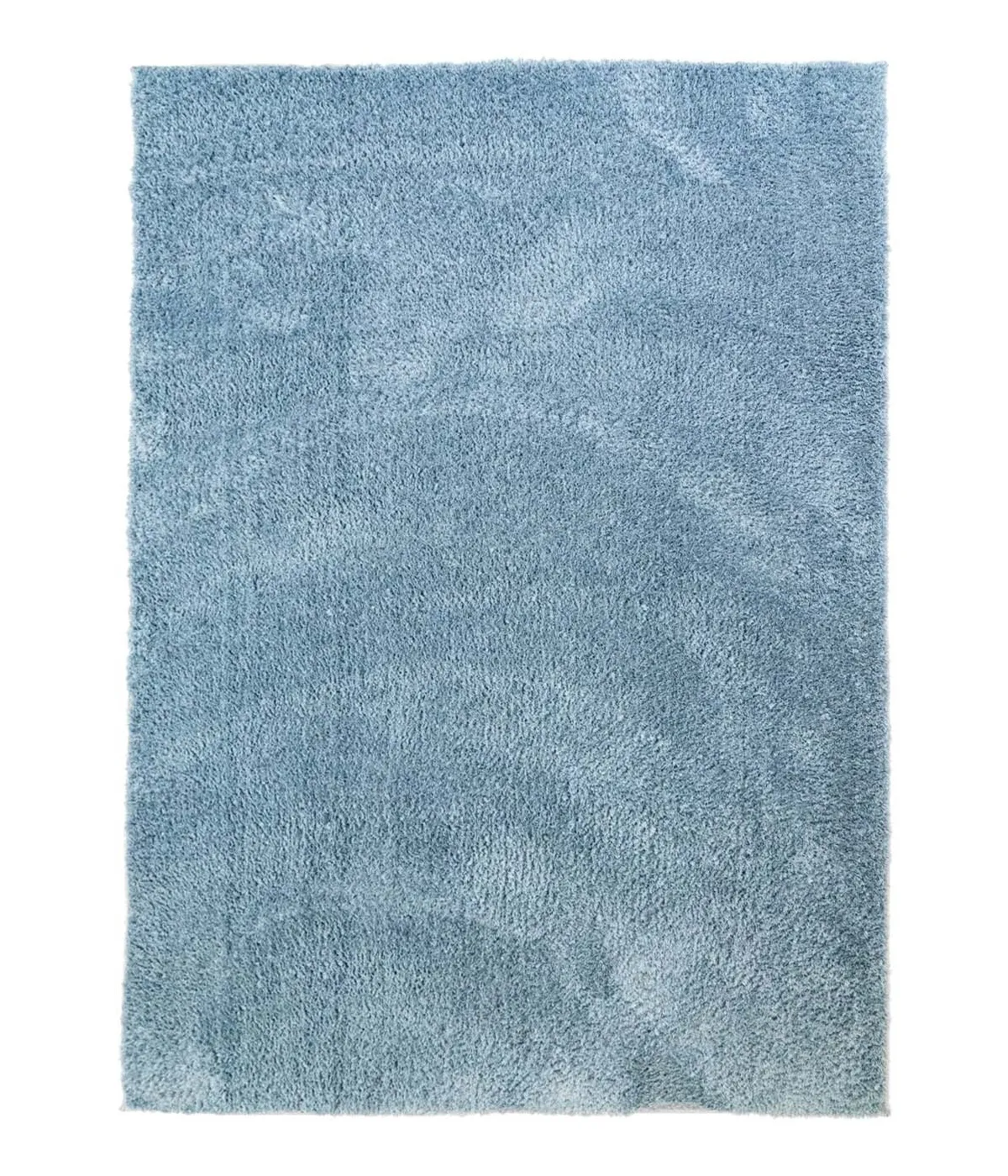 Hoogpolig Vloerkleed - Soft Shine (turkoois)