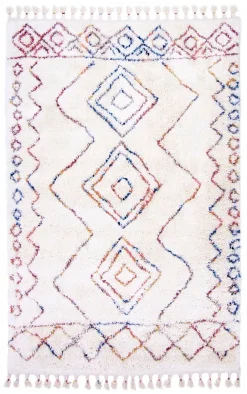 Hoogpolig Vloerkleed - Lisboa (multi)