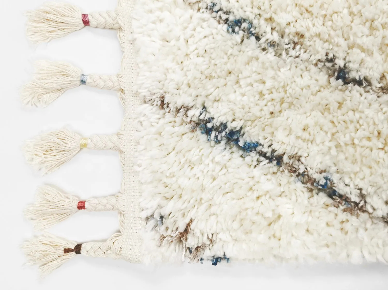 Hoogpolig Vloerkleed - Valencia (blauw/multi) - Afbeelding 3