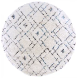Ronde Vloerkleden - Lugo (blauw/multi)