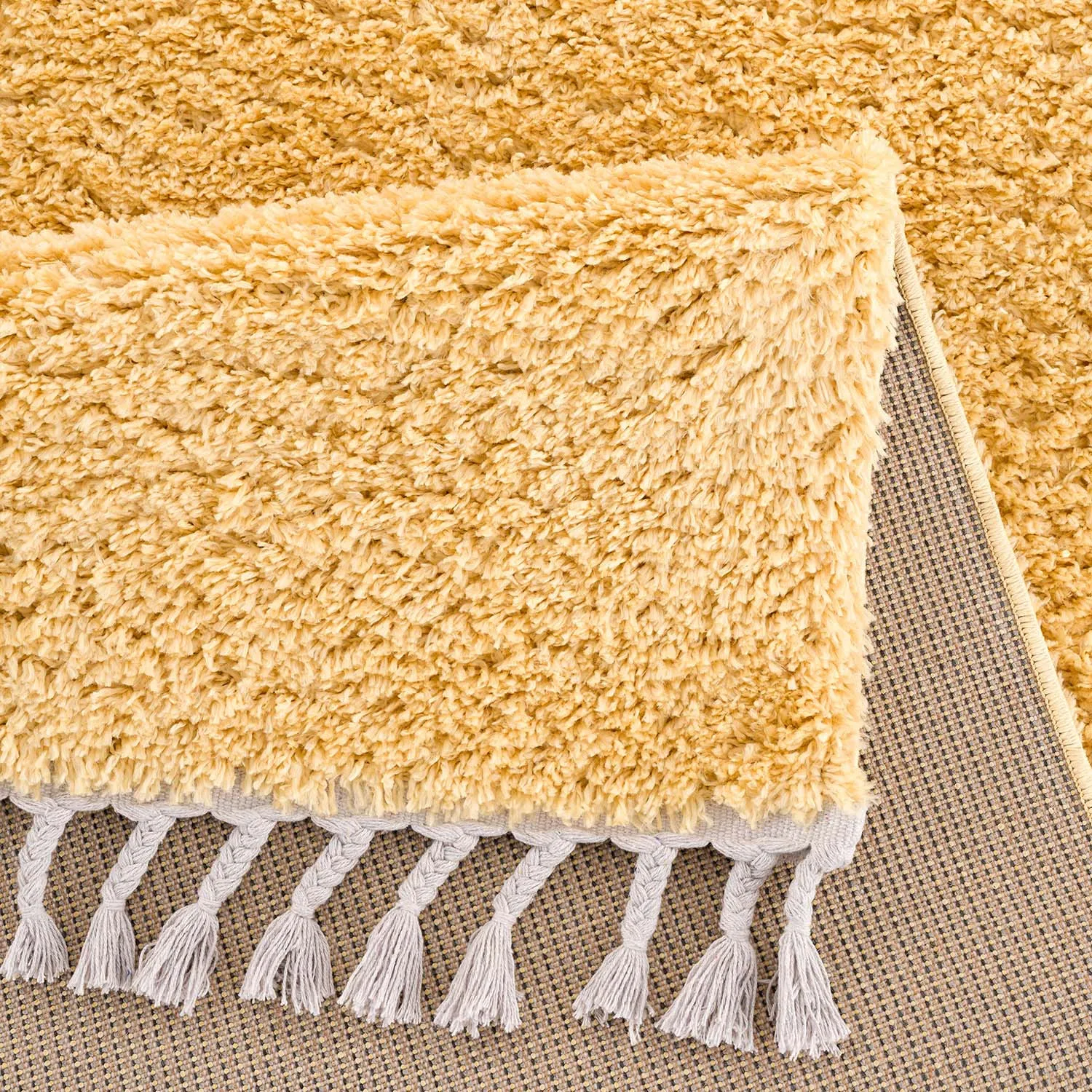 Hoogpolig Vloerkleed - Cudillero (geel) - Afbeelding 5