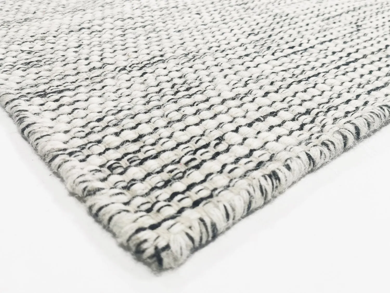 Wollen-vloerkleed - Otago (zwart/wit) - Afbeelding 4