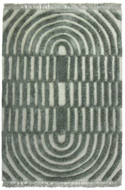 Wollen-vloerkleed - Rome (grön)