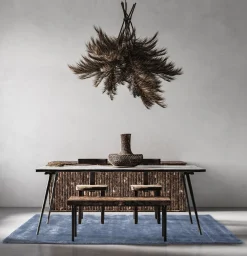 Recycled PET With Viscose Look (blauw)