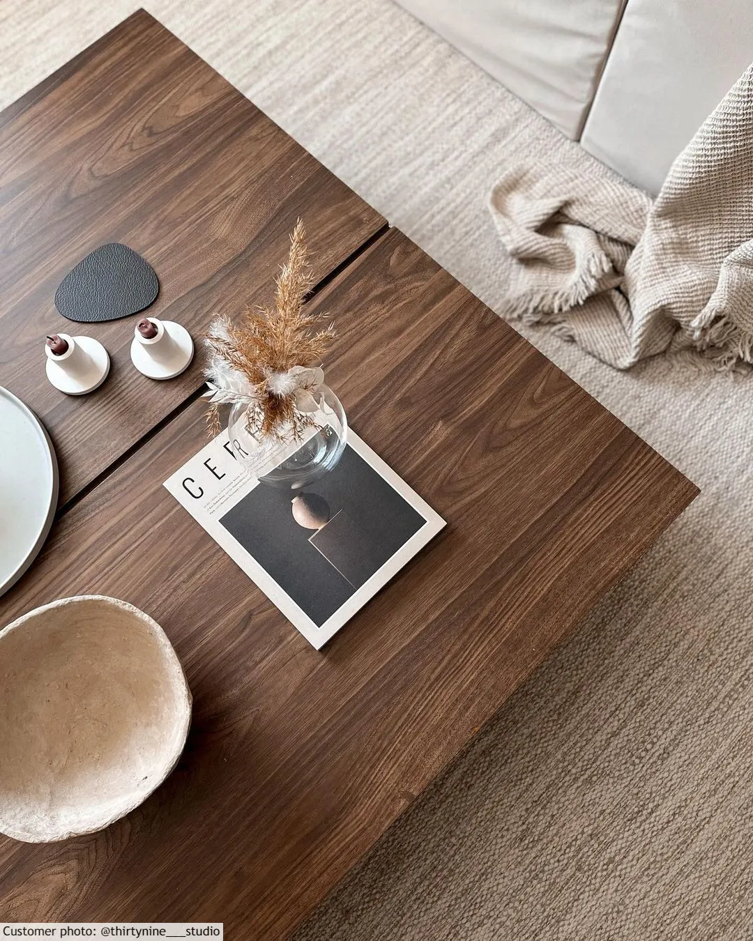 Wollen-vloerkleed - Dhurry (natuur) - Afbeelding 15