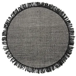 Ronde Vloerkleden - Pike (zwart)