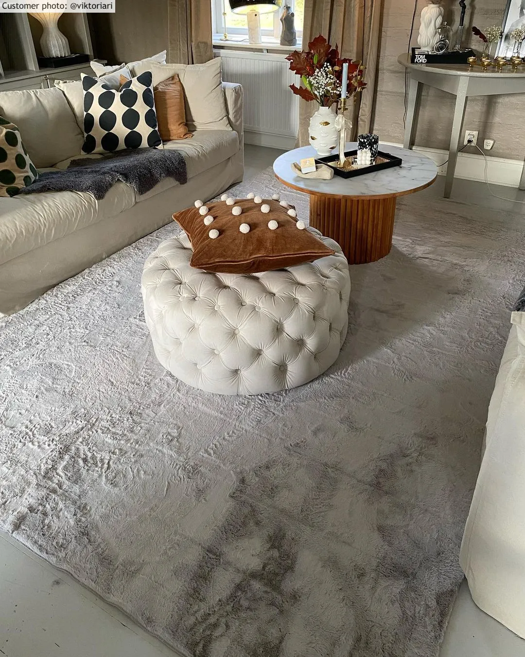 Hoogpolig Vloerkleed - Aranga Super Soft Fur (grijs) - Afbeelding 8