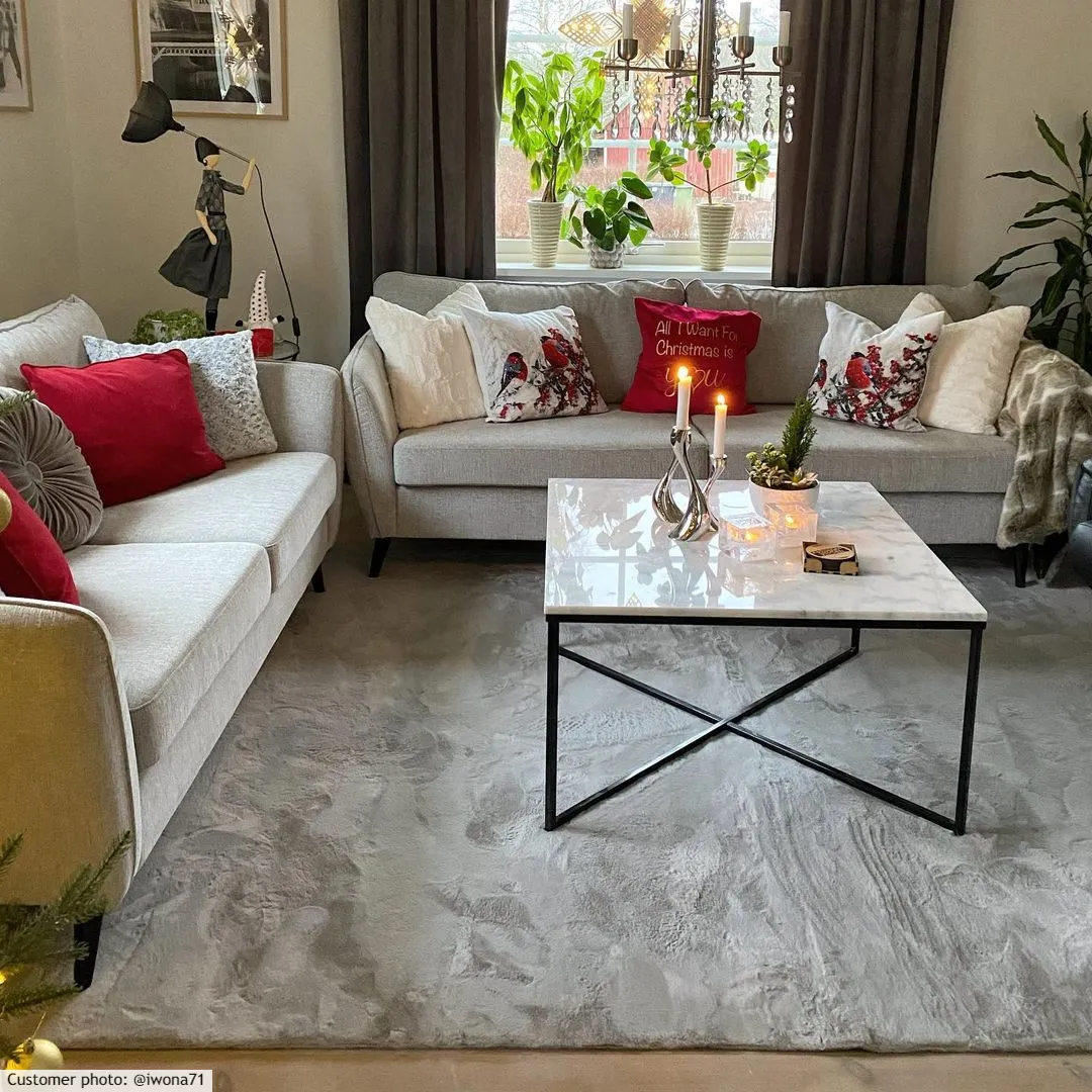 Hoogpolig Vloerkleed - Aranga Super Soft Fur (grijs) - Afbeelding 9