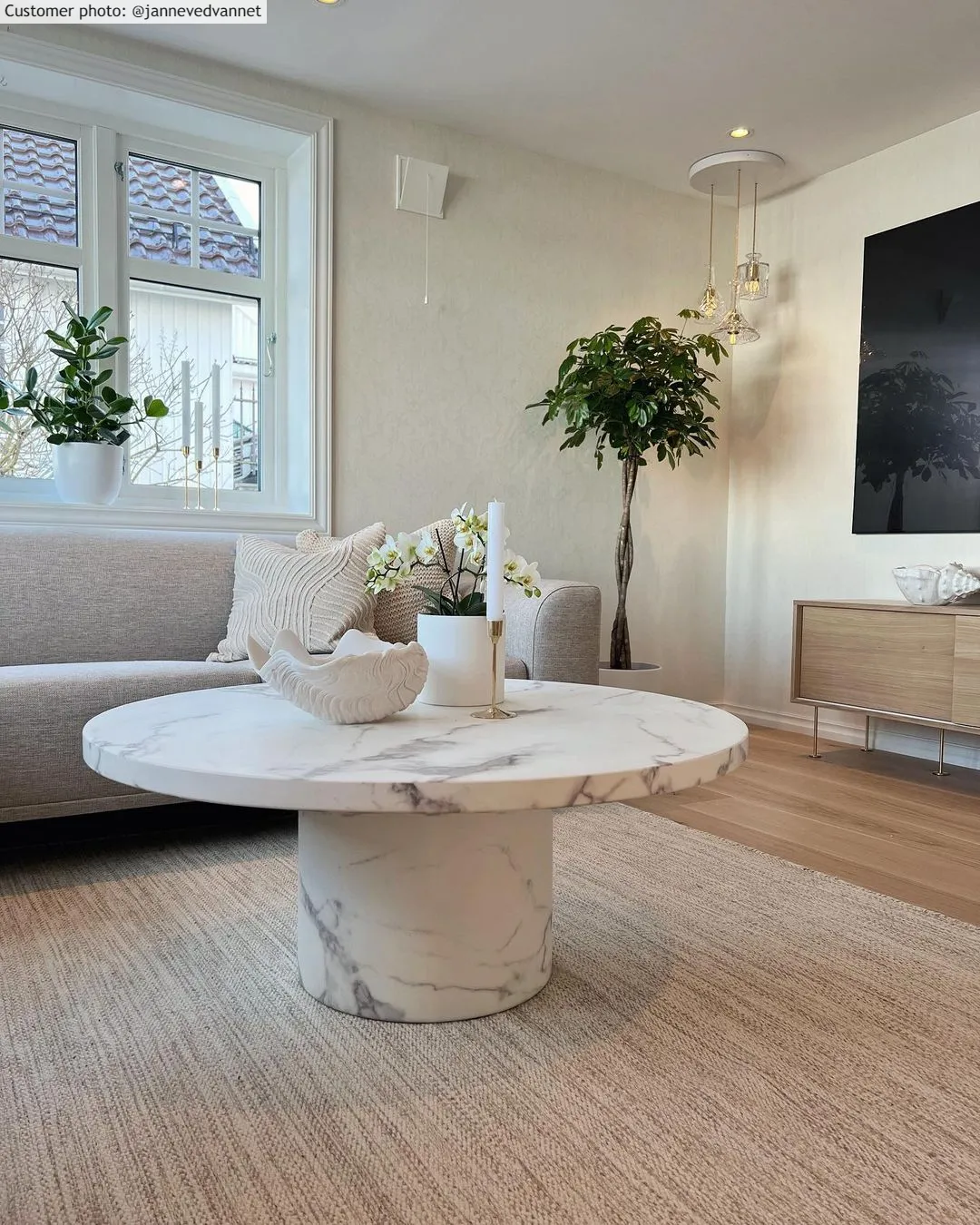 Wollen-vloerkleed - Dhurry (natuur) - Afbeelding 11