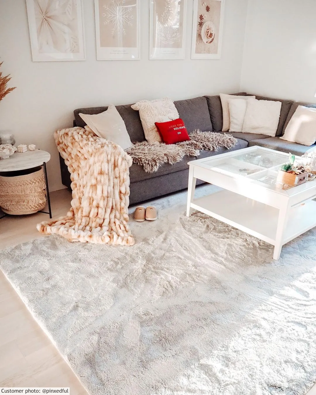 Hoogpolig Vloerkleed - Aranga Super Soft Fur (grijs) - Afbeelding 7