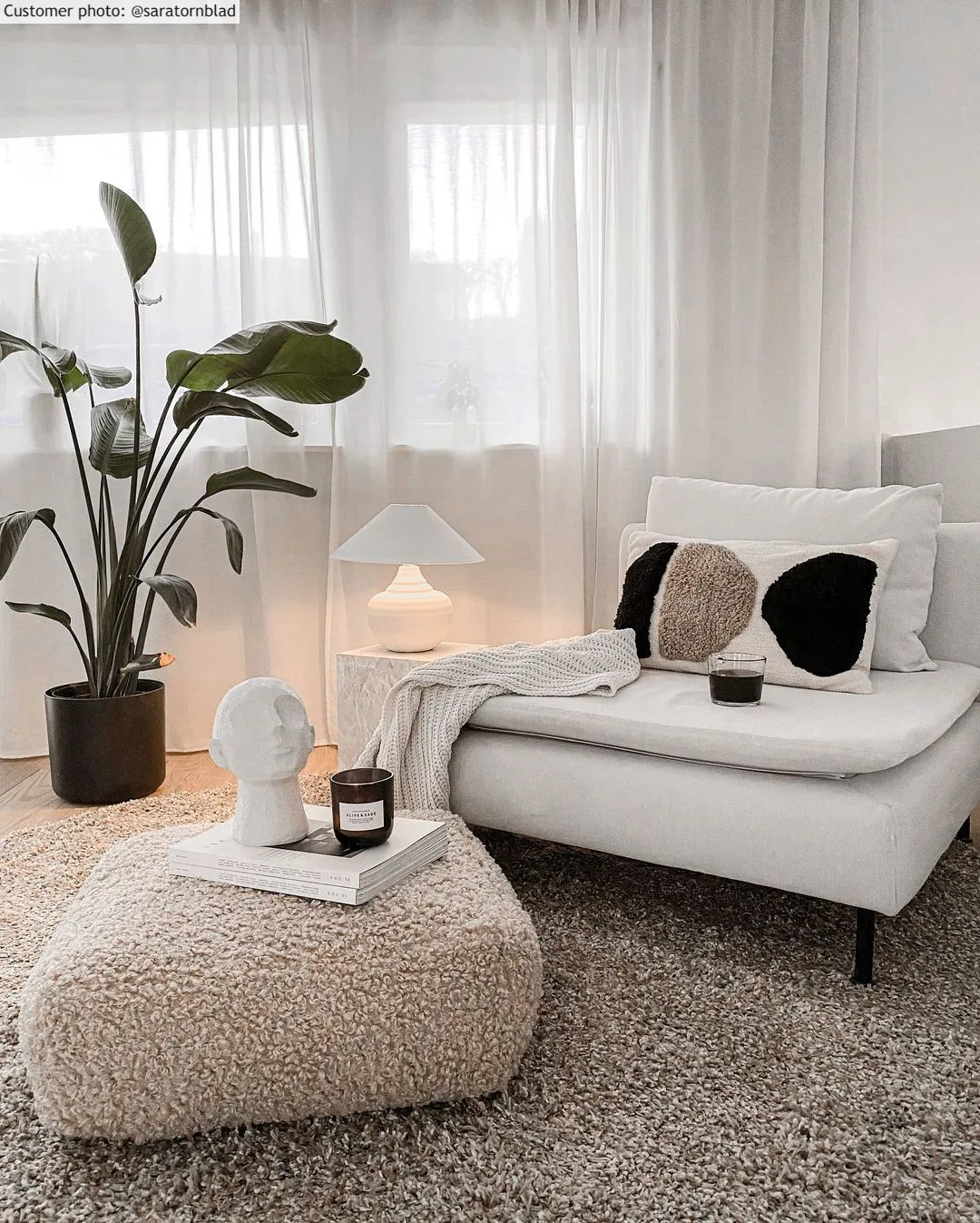 Hoogpolig Vloerkleed - Orkney (beige/offwhite) - Afbeelding 2