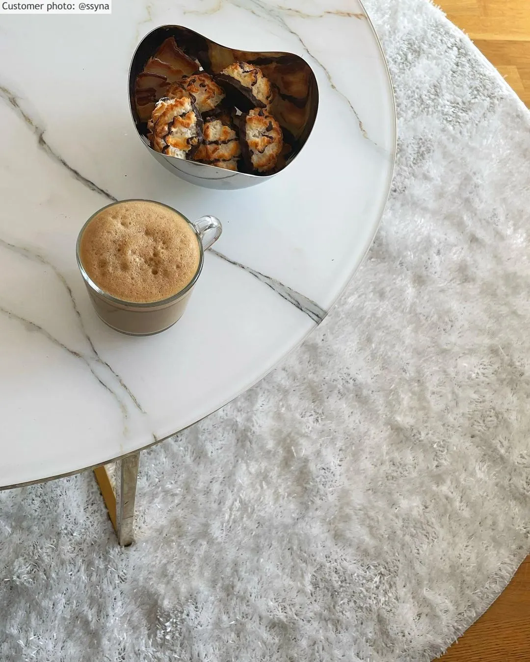 Ronde Vloerkleden - Cosy (wit) - Afbeelding 7