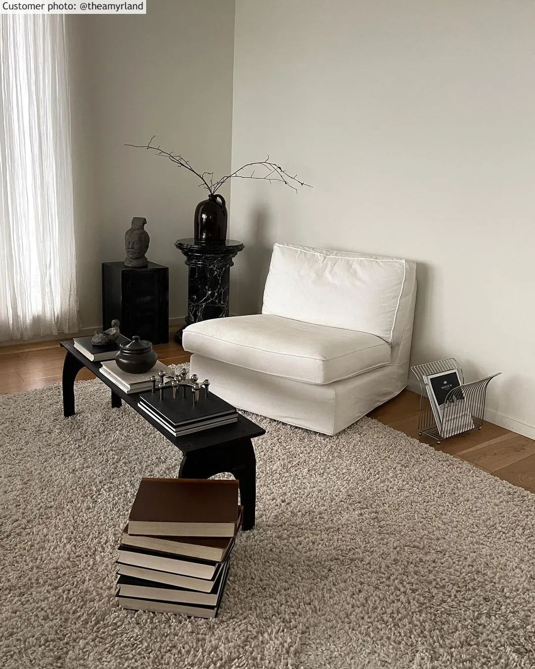 Hoogpolig Vloerkleed - Orkney (beige/offwhite) - Afbeelding 5