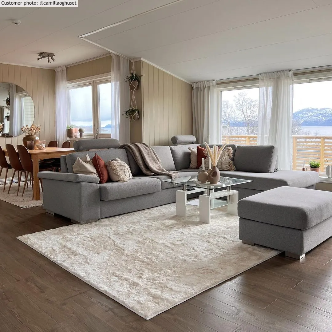 Hoogpolig Vloerkleed - Aranga Super Soft Fur (wit) - Afbeelding 7