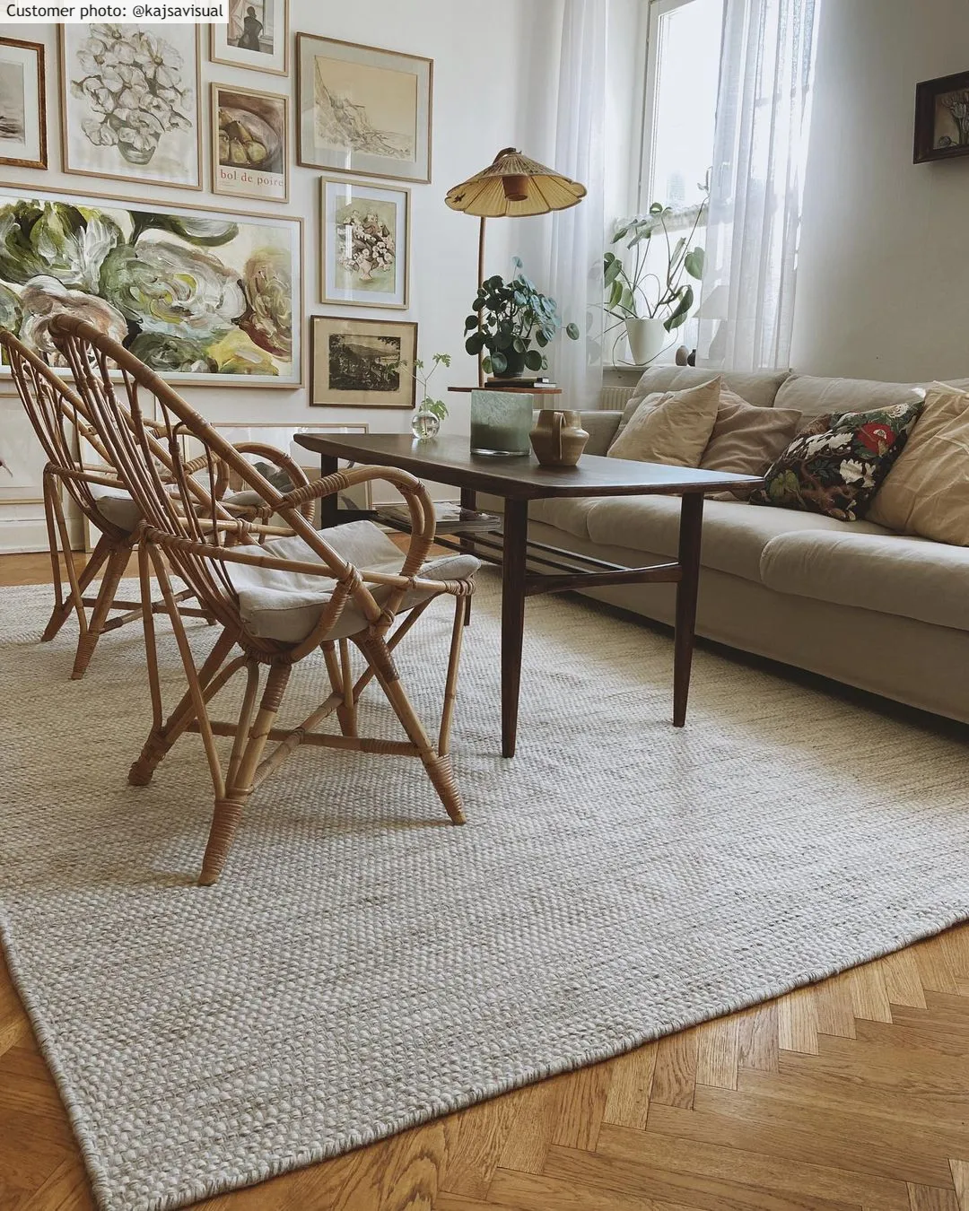 Wollen-vloerkleed - Otago (natuur) - Afbeelding 7